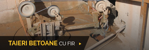 Taieri betoane cu fir