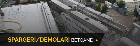 Spargeri / demolari betoane